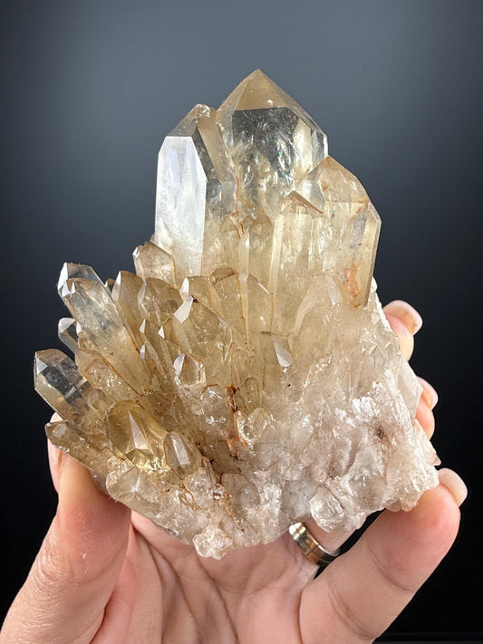 Kundalini Energy! Natural Kundalini Citrine Point,Raw Kundalini Citrine