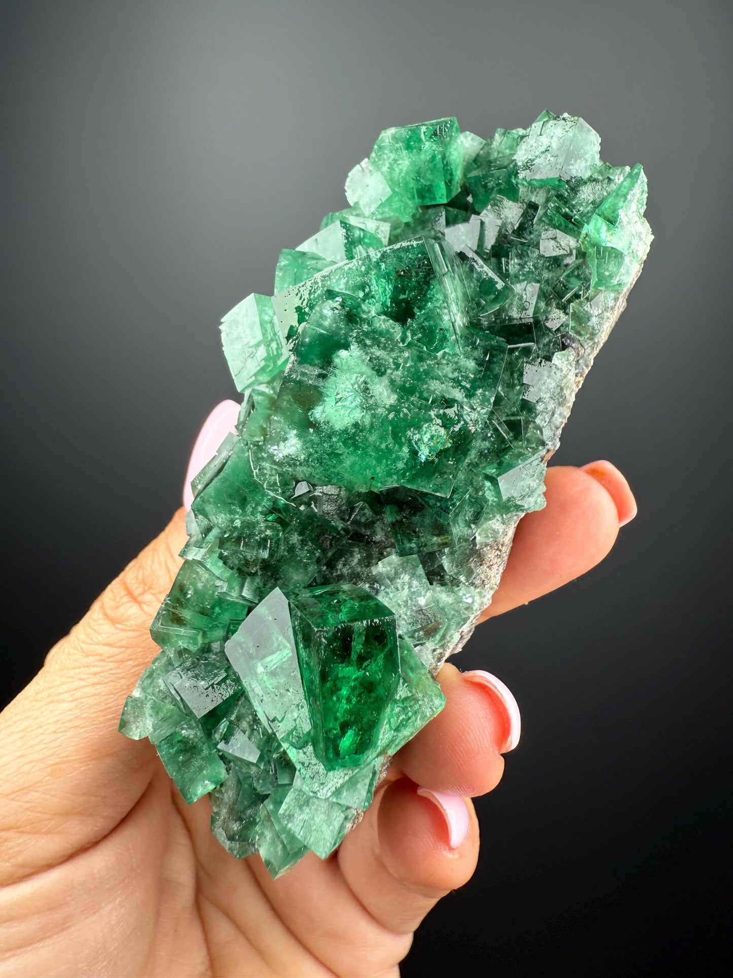 Color Change Green-Purple Fluorite Specimen, Fluorite Crystal