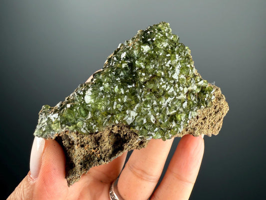Rare! Green Ludlamite Crystal Mineral Specimen