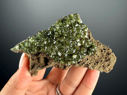 Rare! Green Ludlamite Crystal Mineral Specimen