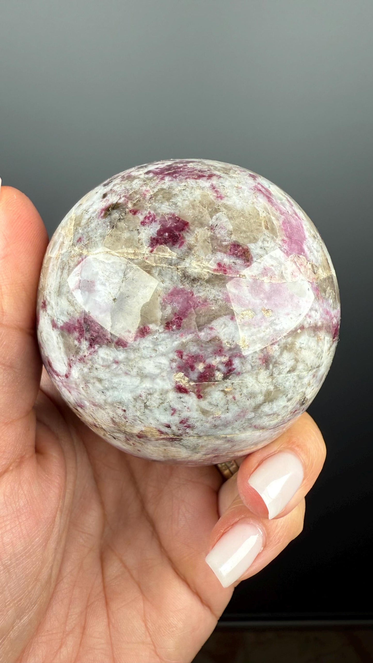 Eudialyte Sphere, Eudialyte Ball 70mm
