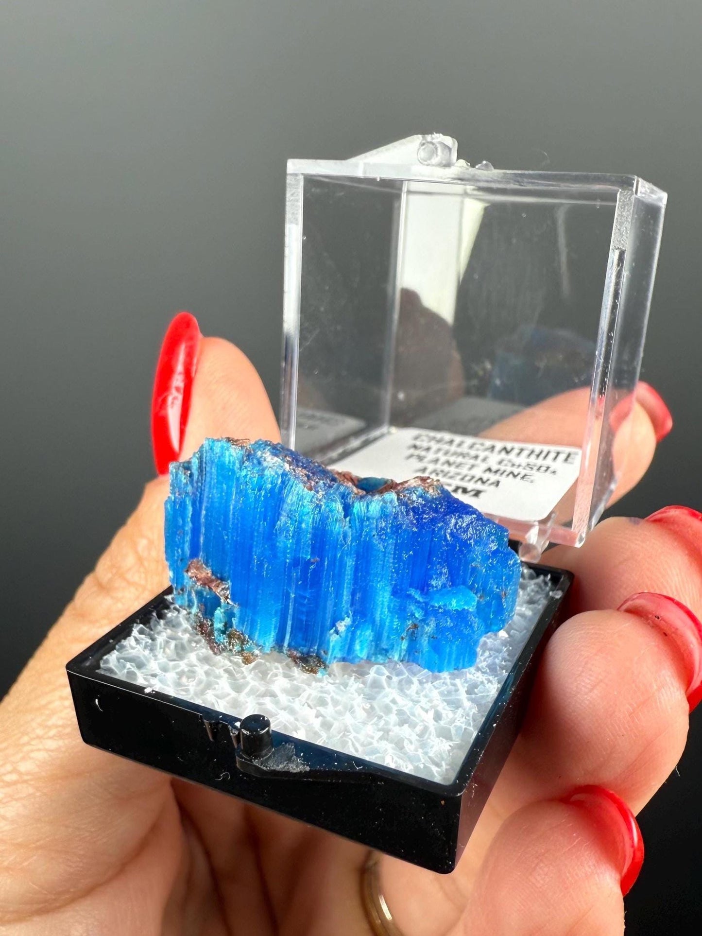 Amazing Blue Chalcanthite Specimen