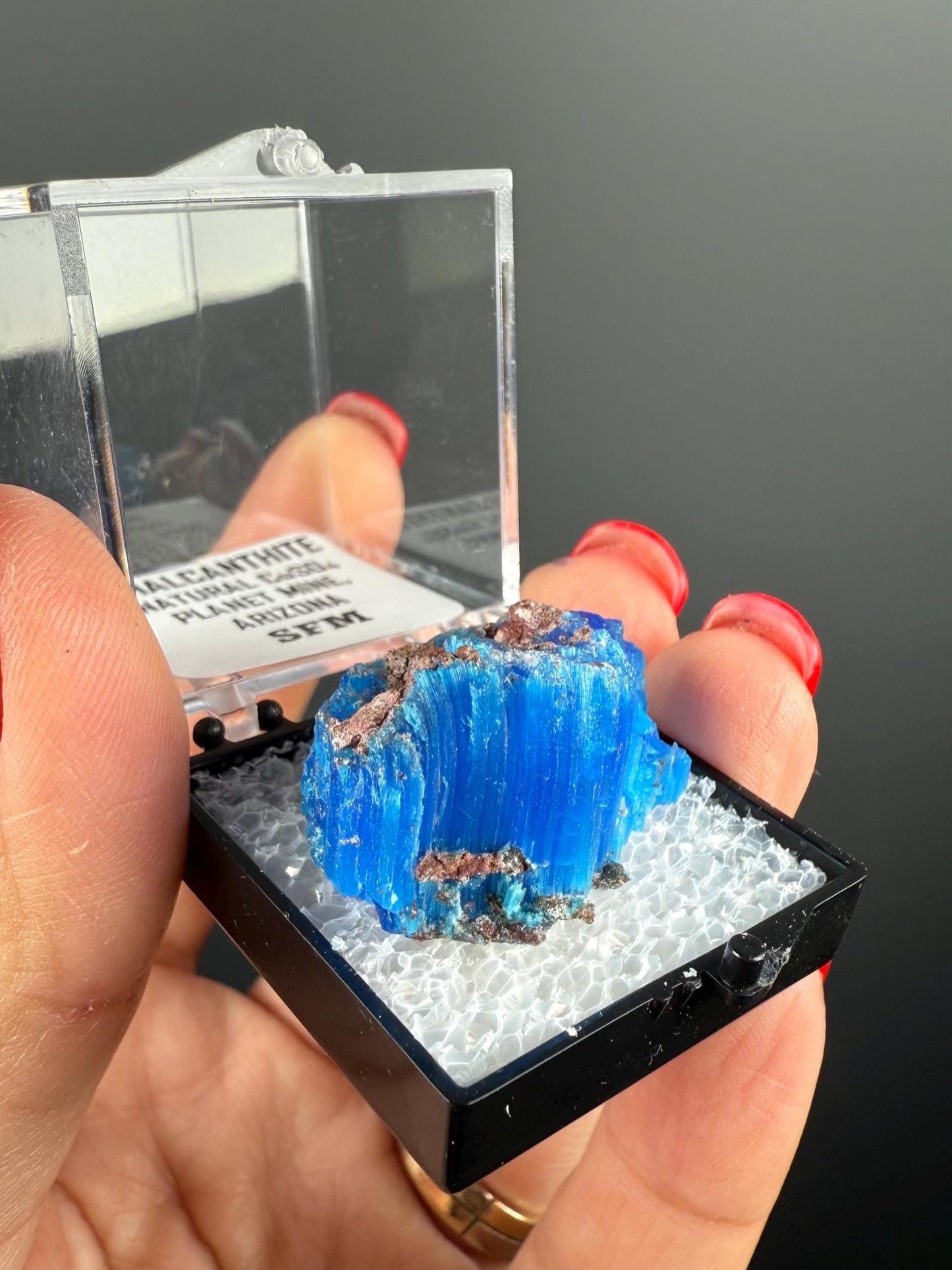 Amazing Blue Chalcanthite Specimen