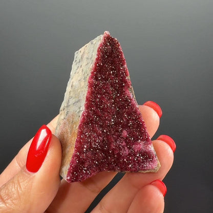 Roselite Crystal Cluster - Intense Pink Cobalt Mineral Specimen