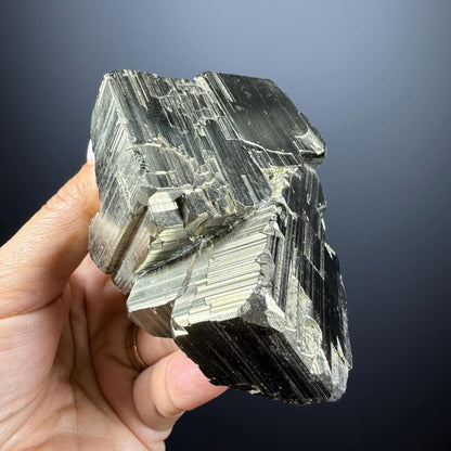Cubic Pyrite Crystal Specimen, Natural Pyrite Mineral Stone