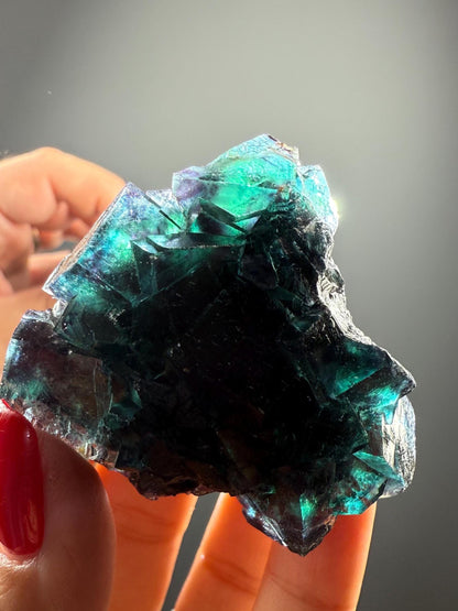Blue Okorusu Fluorite from Namibia, New Find'2025