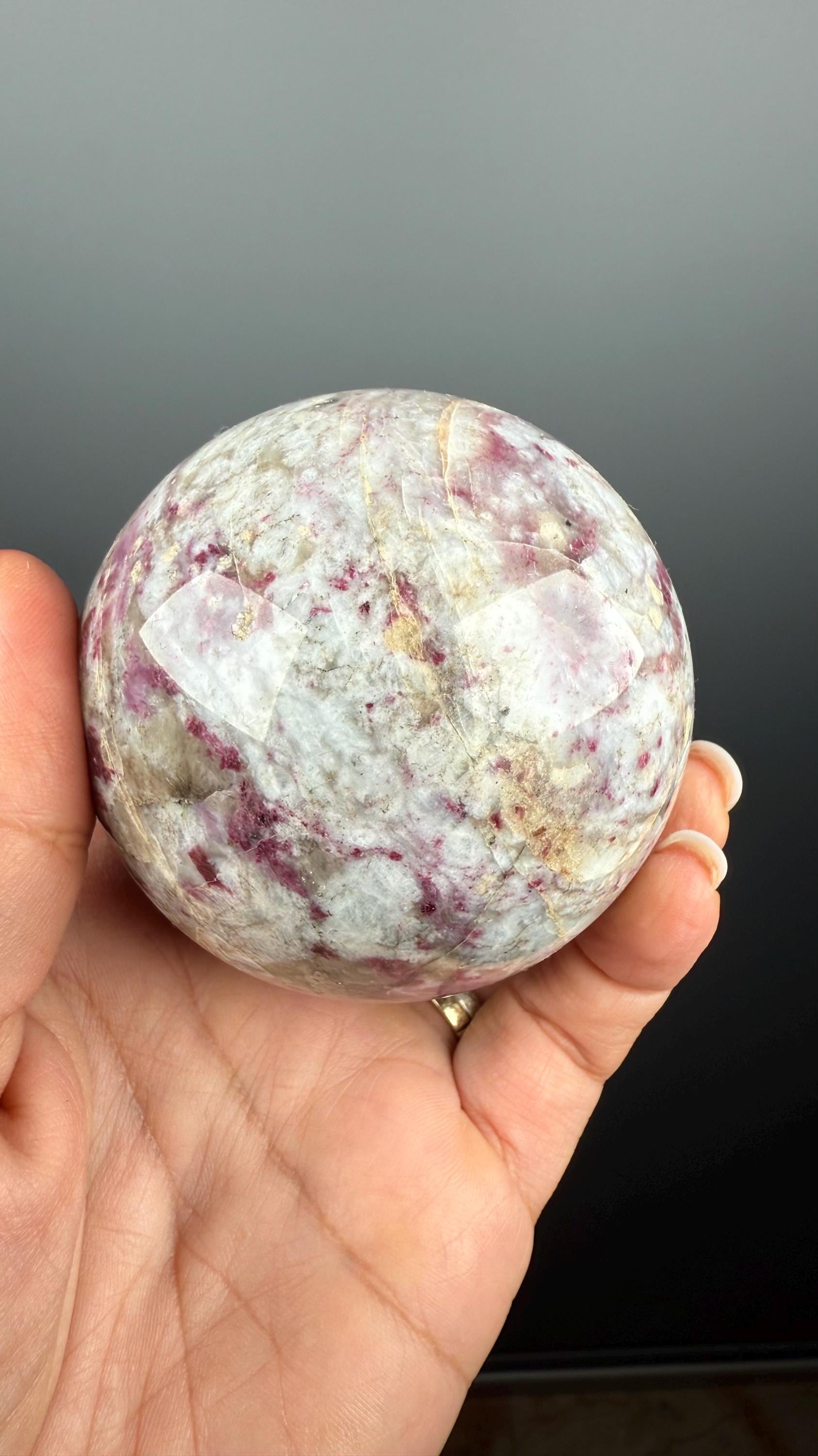Eudialyte Sphere, Eudialyte Ball 70mm
