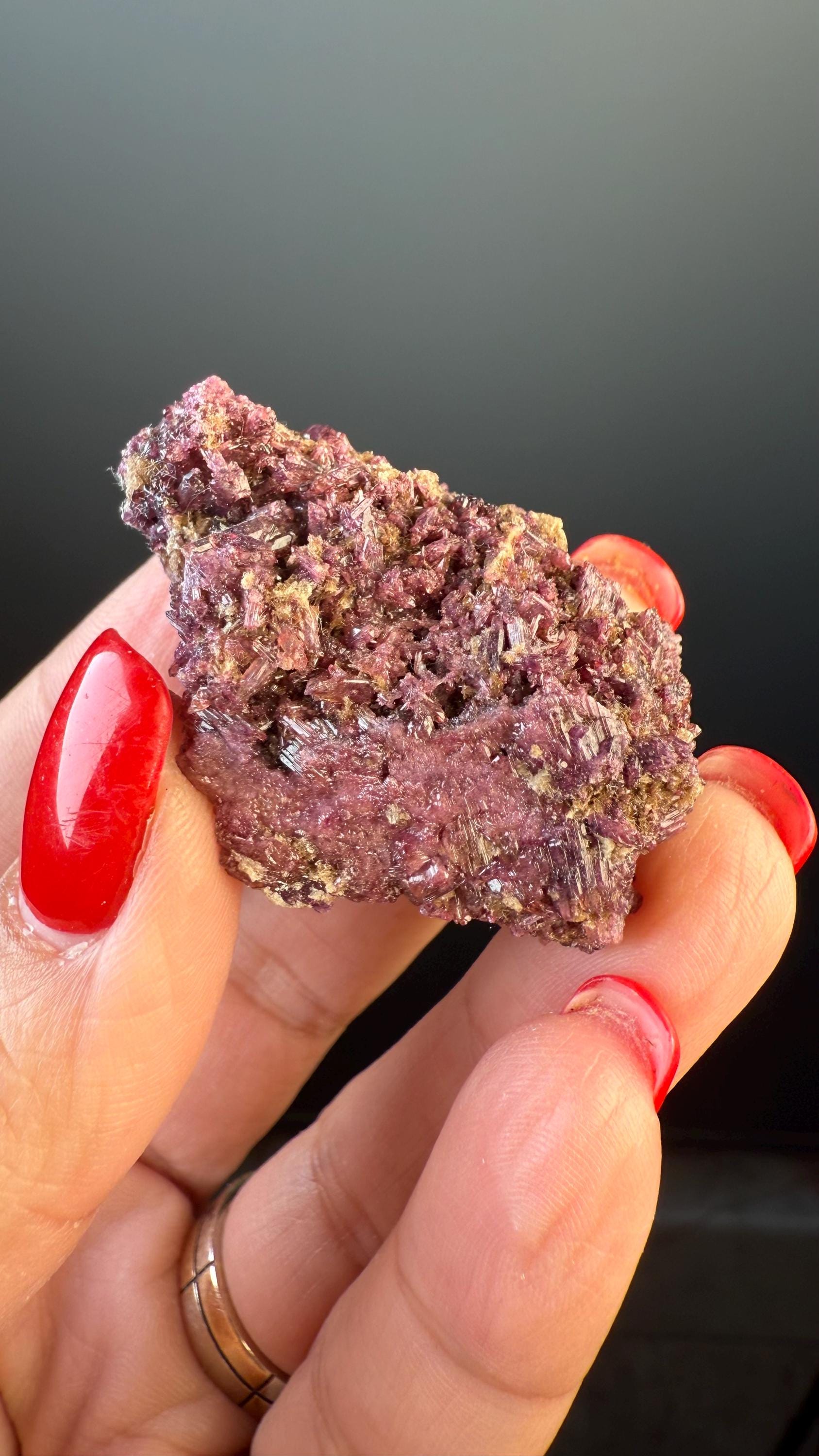 Beautiful Green - Pink Vesuvianite (Idocrase) Crystal from Jeffery Mine, Canada