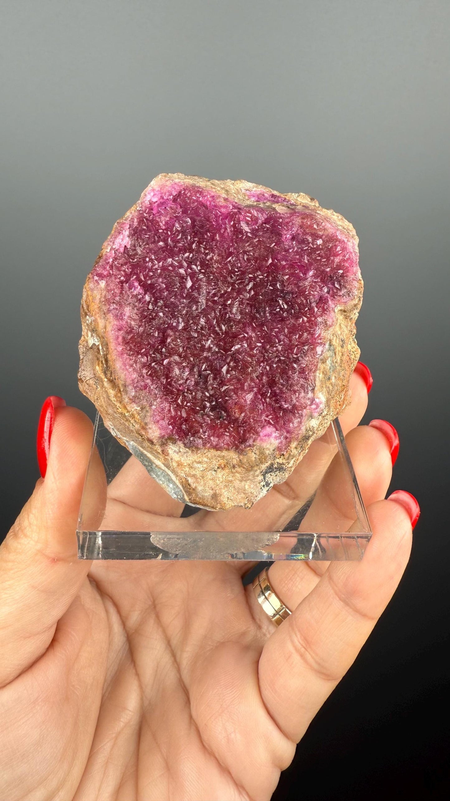 Pink Barite Crystal Specimen