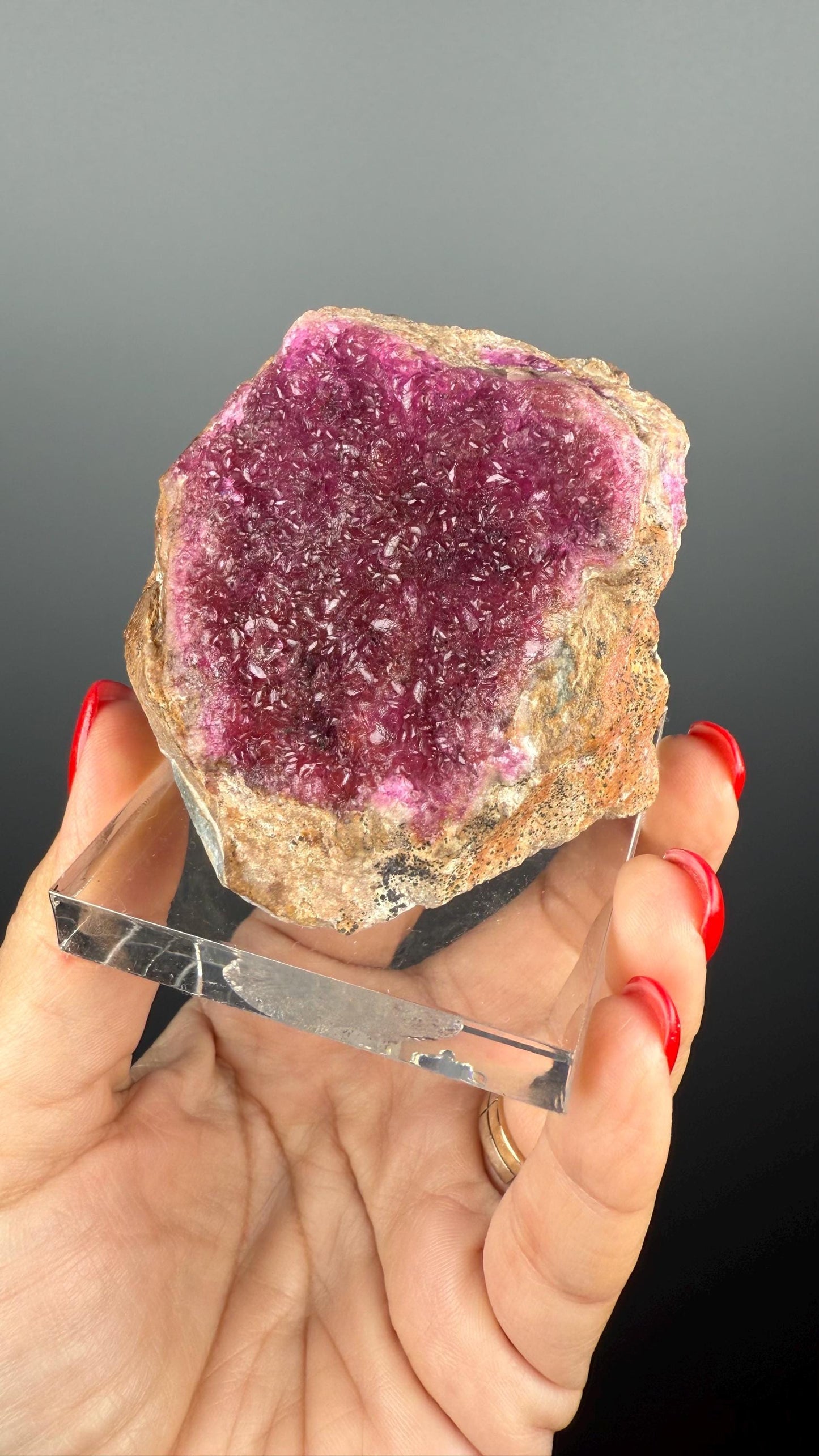 Pink Barite Crystal Specimen