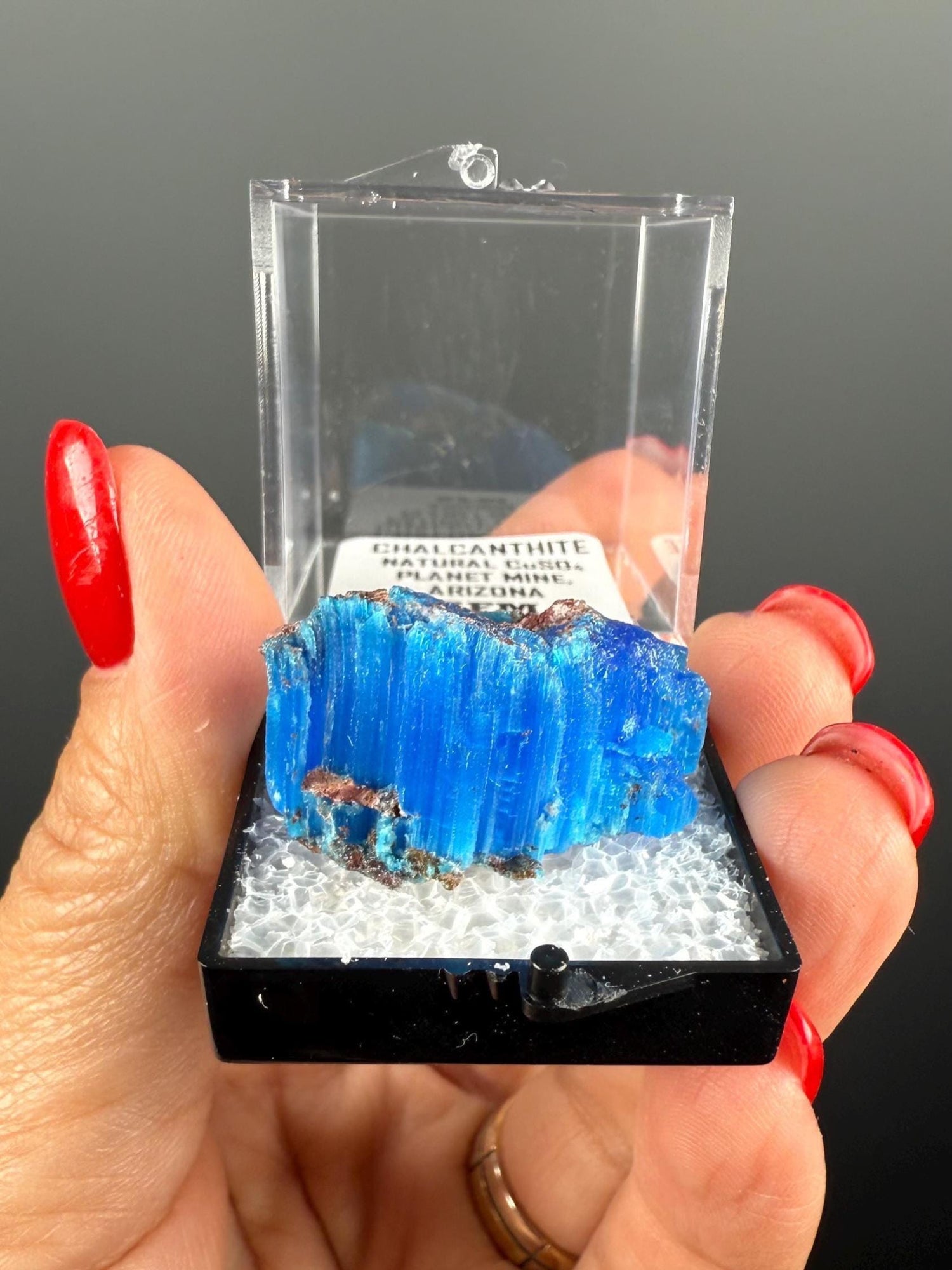 Amazing Blue Chalcanthite Specimen