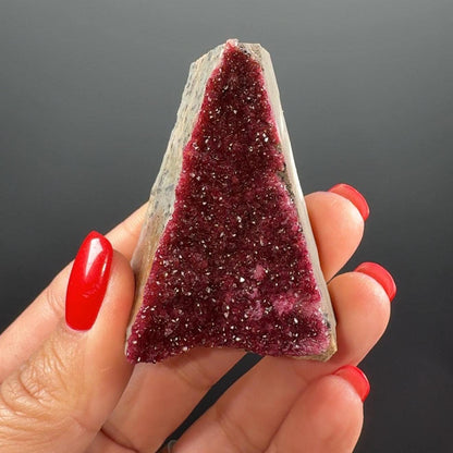 Roselite Crystal Cluster - Intense Pink Cobalt Mineral Specimen