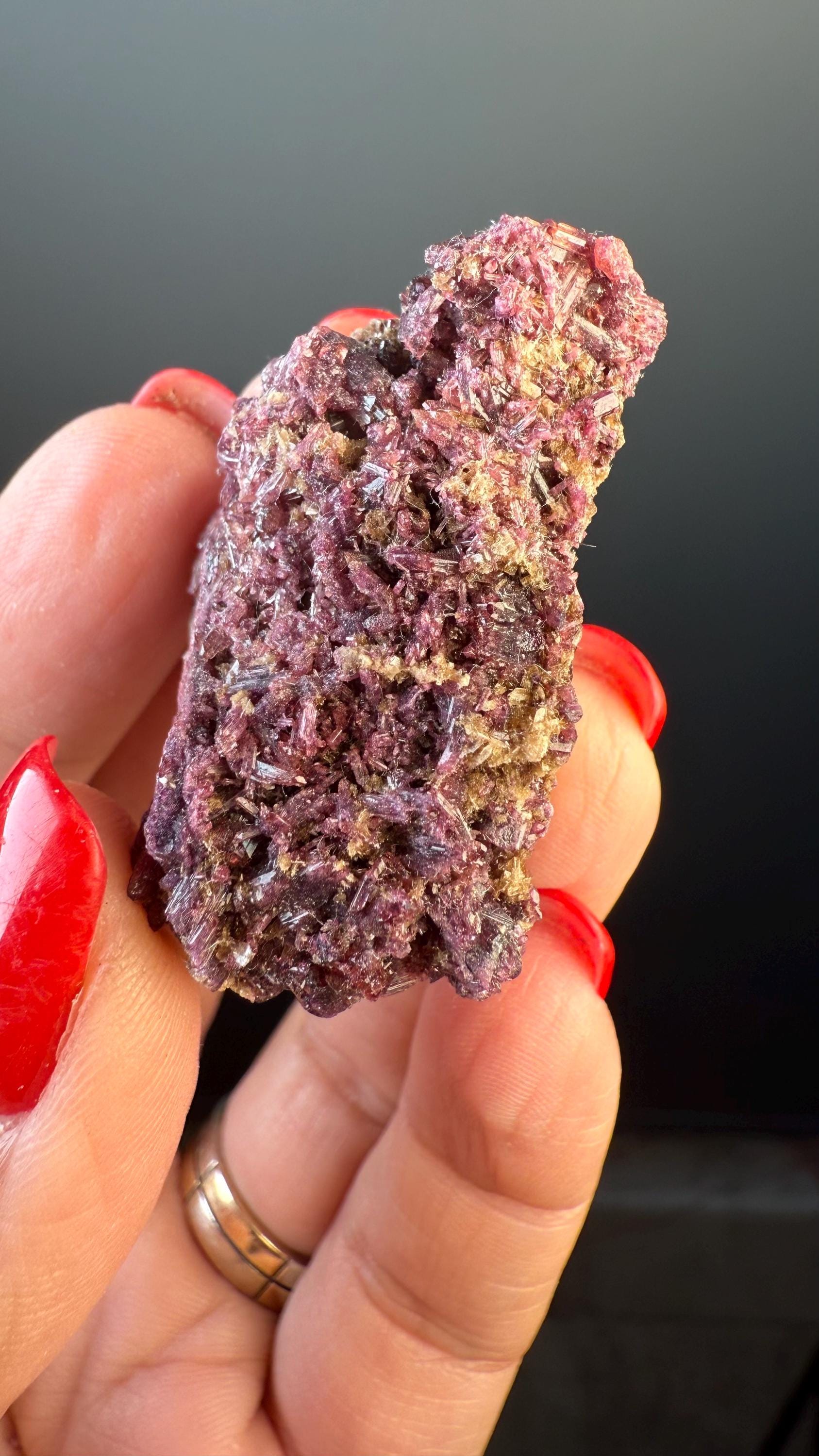 Beautiful Green - Pink Vesuvianite (Idocrase) Crystal from Jeffery Mine, Canada