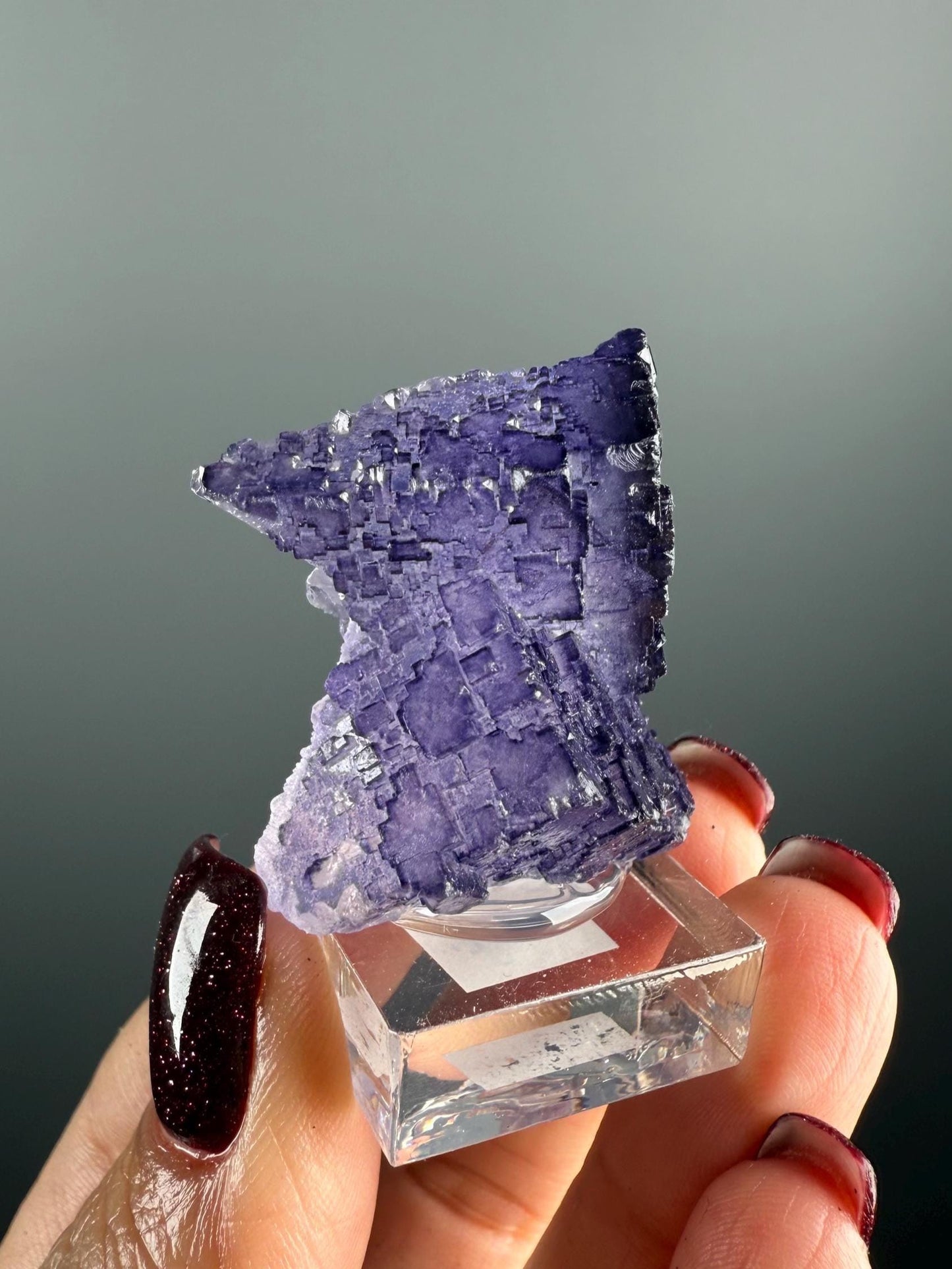 Purple Fluorite Specimen from Tula mine, Muzquiz Mexico