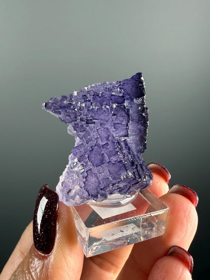 Purple Fluorite Specimen from Tula mine, Muzquiz Mexico