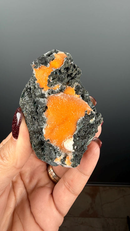 Thomsonite Balls with Quartz Specimen