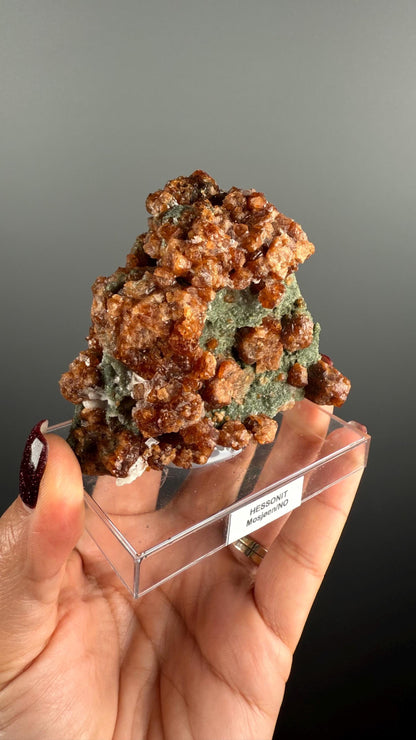 Hessonite Crystal, Hessonite Garnet from Norway