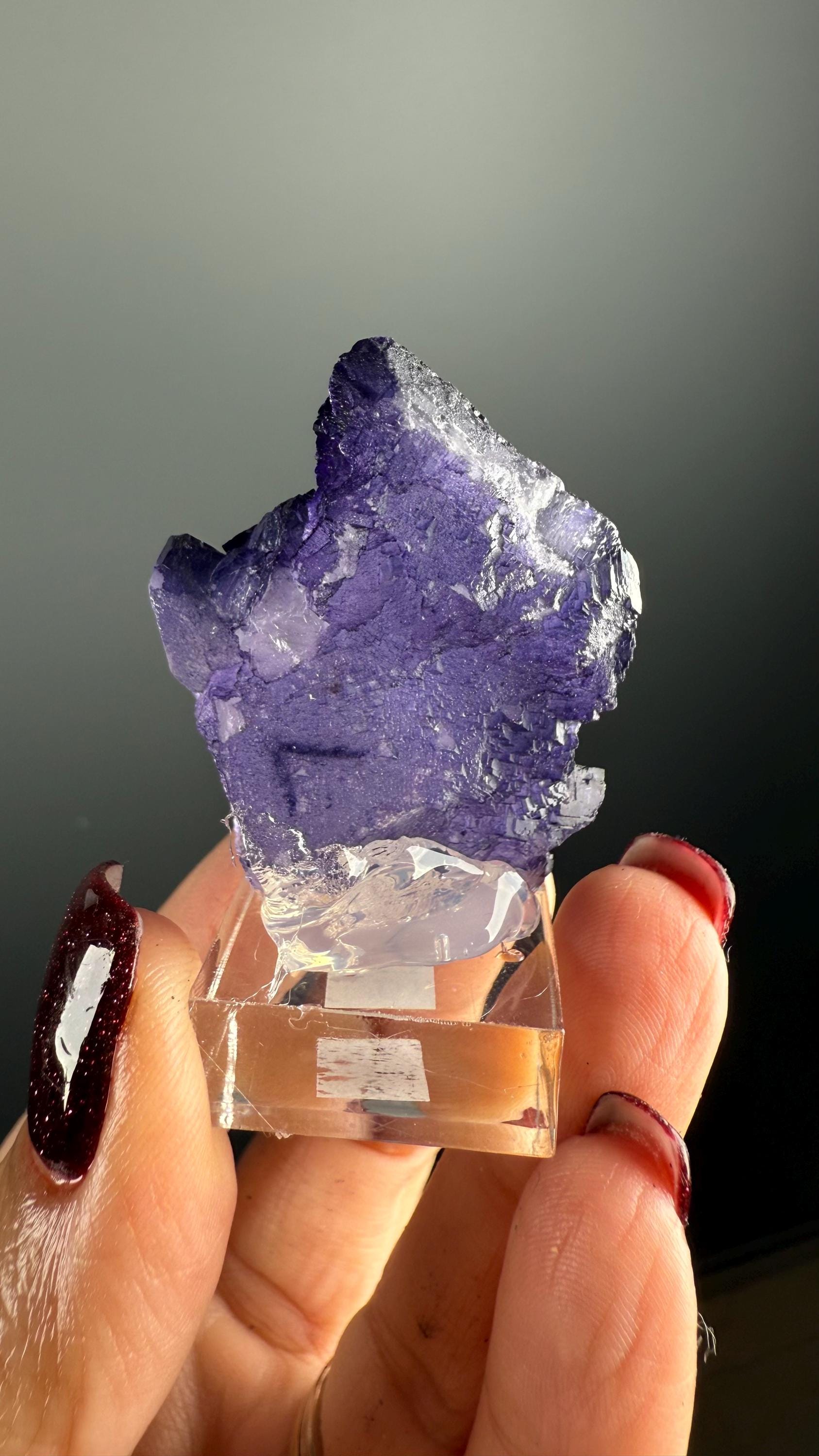 Purple Fluorite Specimen from Tula mine, Muzquiz Mexico