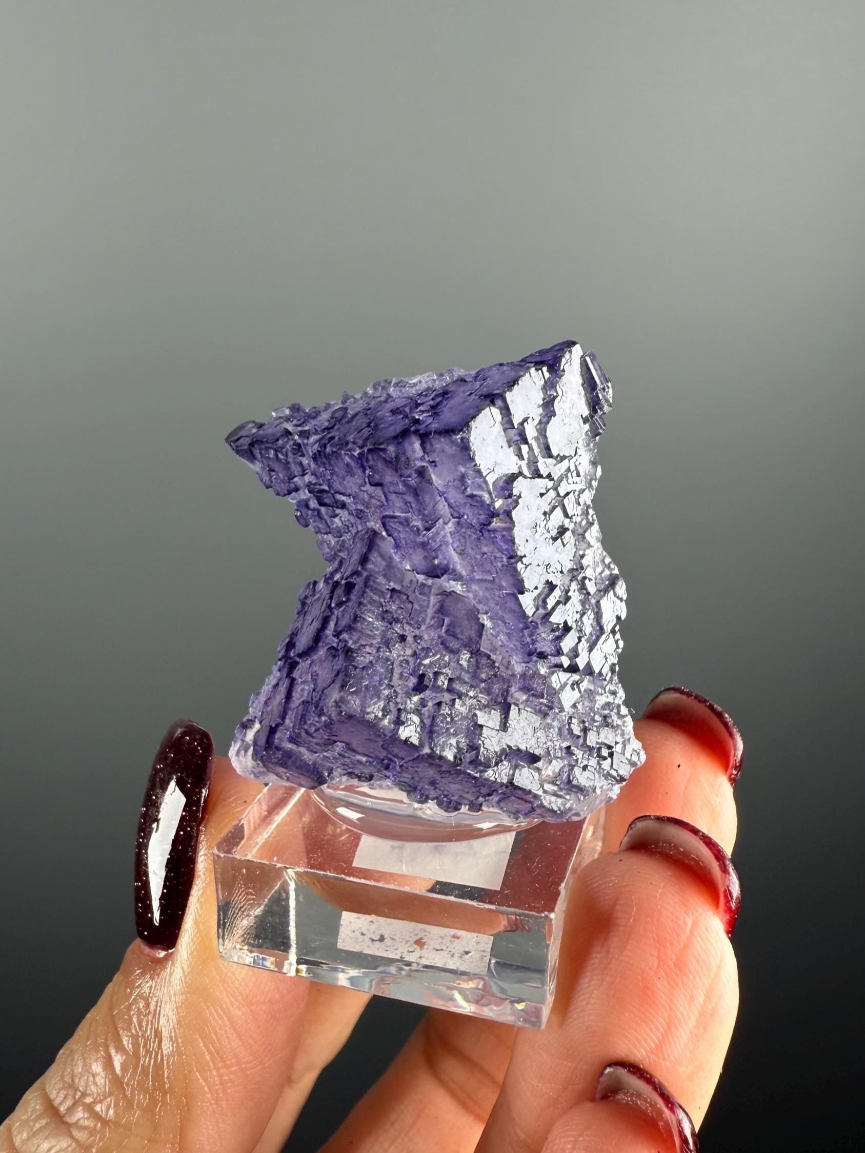 Purple Fluorite Specimen from Tula mine, Muzquiz Mexico