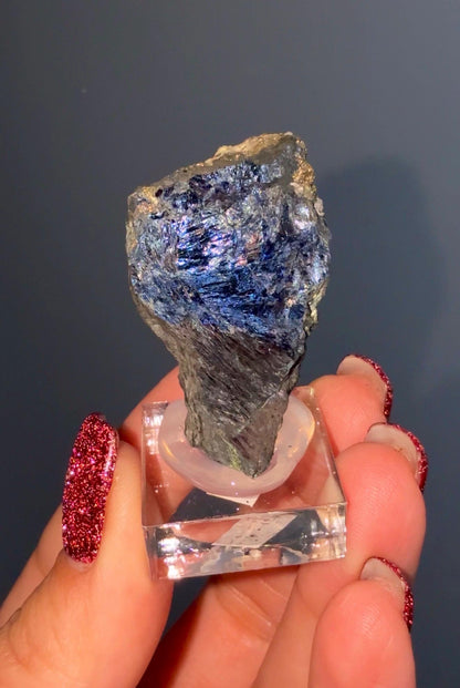 Rare!! Purple-Blue Covellite Specimen From Leonard Mine, Butte Dist. Montana USA