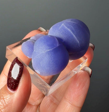 Very Rare! Botryoidal Bluish Purple Fluorite Specimen