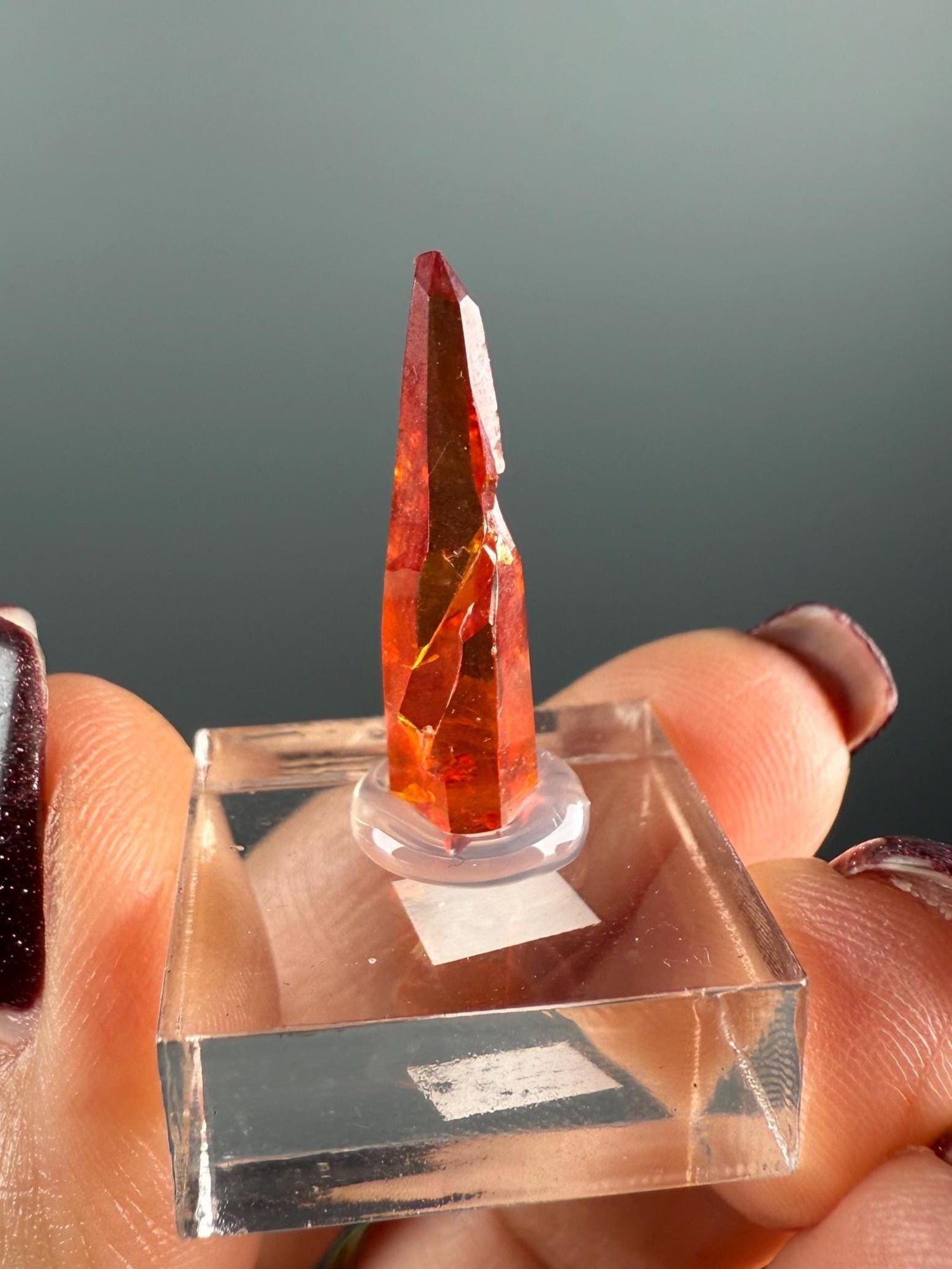 Red-Orange Zincite Specimen, Zincite Crystal