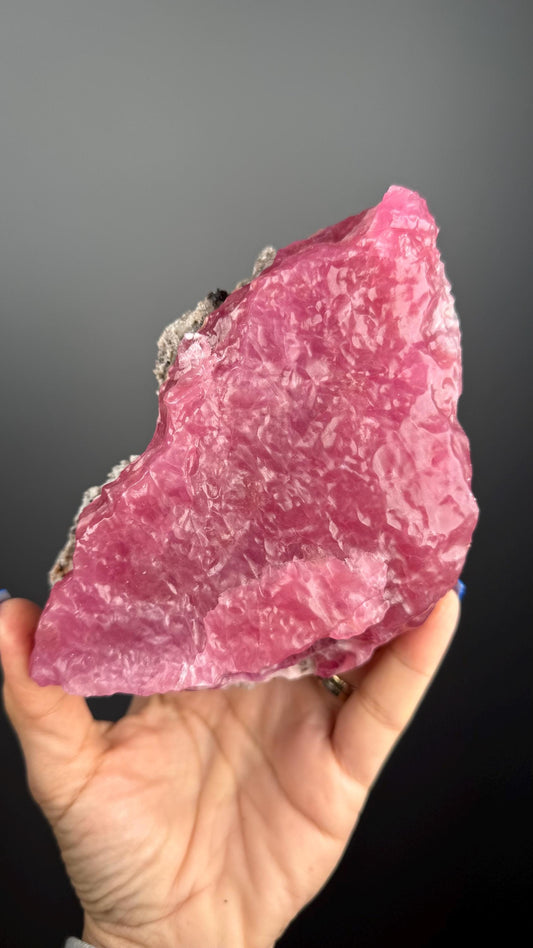 Fascinating Color ! Pink Cobalto Calcite from Morocco