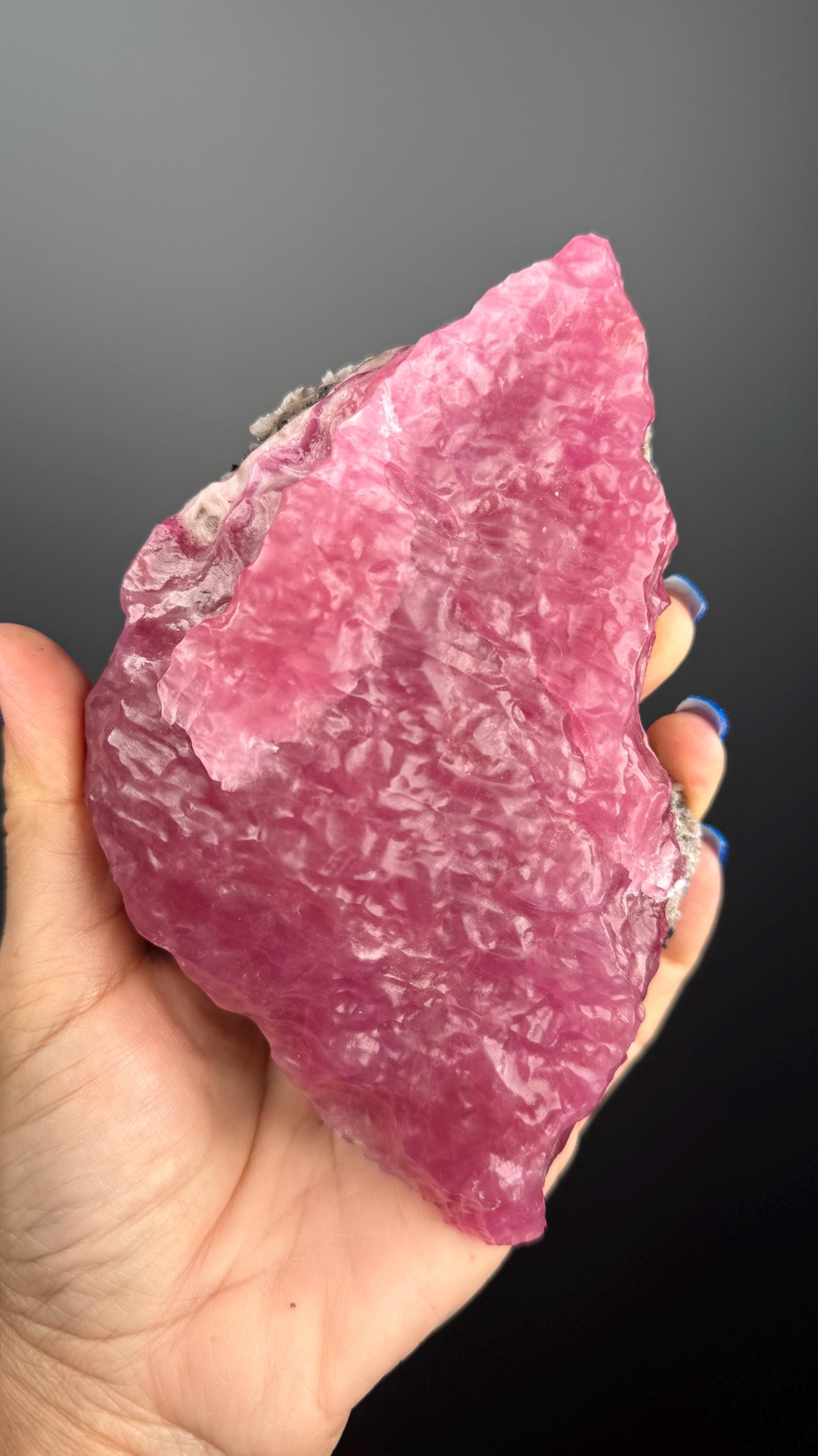 Fascinating Color ! Pink Cobalto Calcite from Morocco