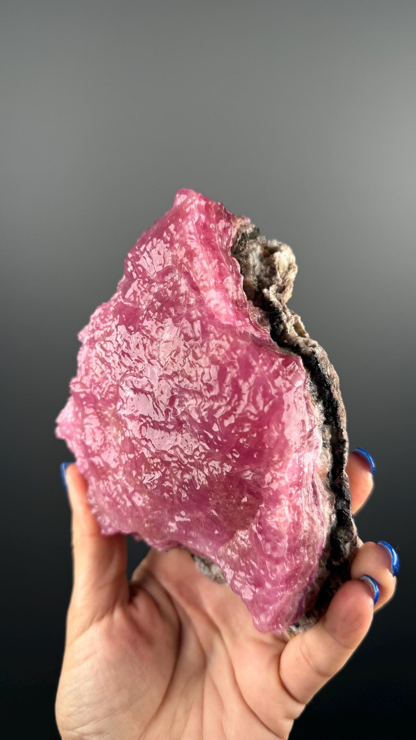 Pink Cobalto Calcite Crystal