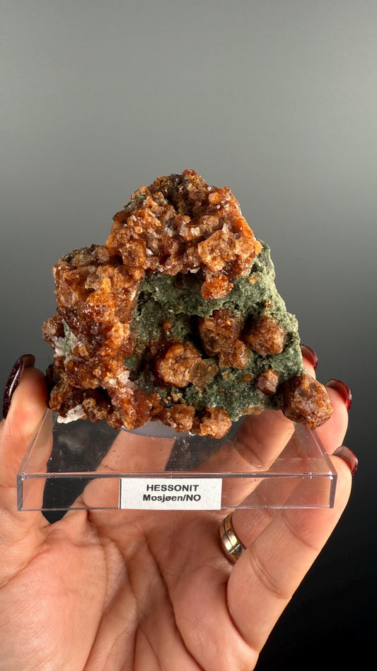 Hessonite Crystal, Hessonite Garnet from Norway