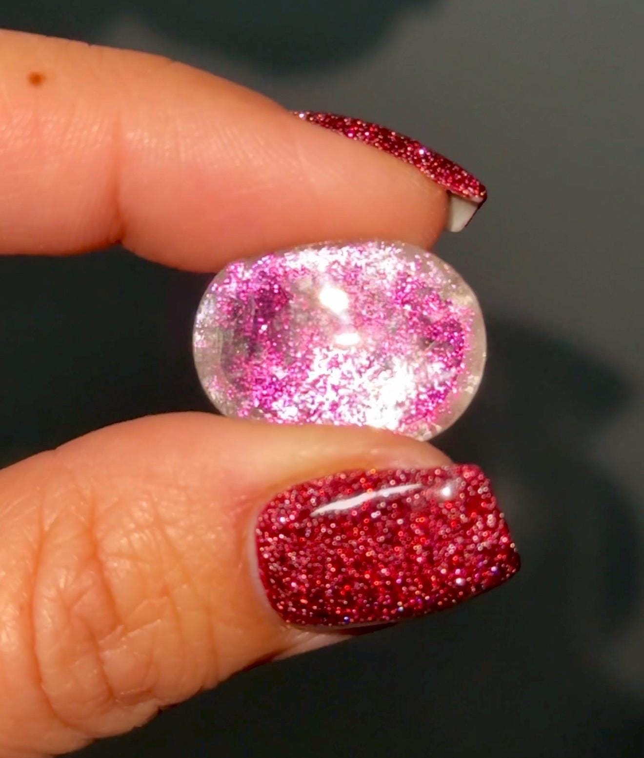 Covellite in Quartz from Brazil