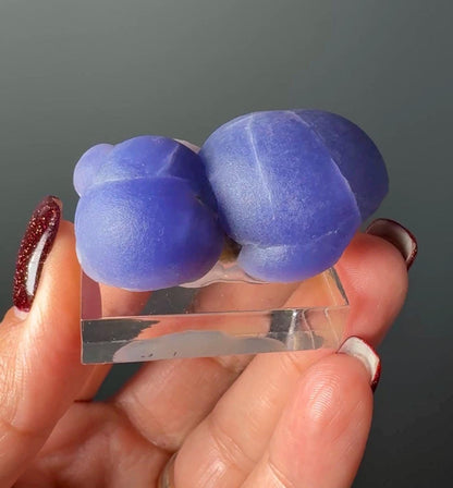 Very Rare! Botryoidal Bluish Purple Fluorite Specimen