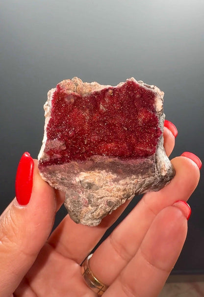 Roselite Crystal Cluster