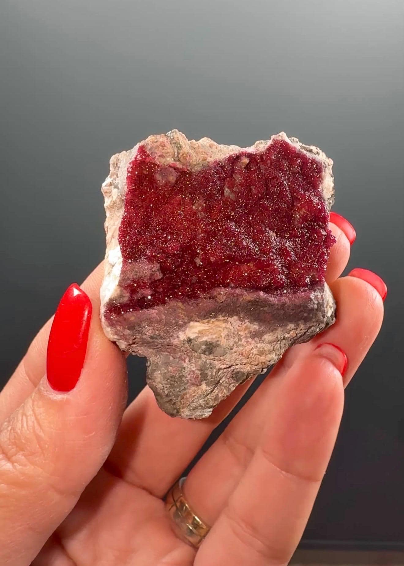 Roselite Crystal Cluster