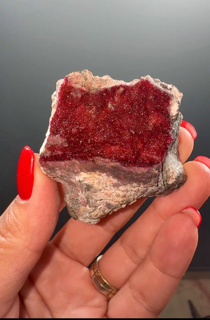 Roselite Crystal Cluster