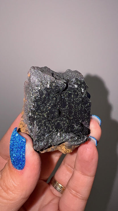 Black Galaxy Hematite Specimen