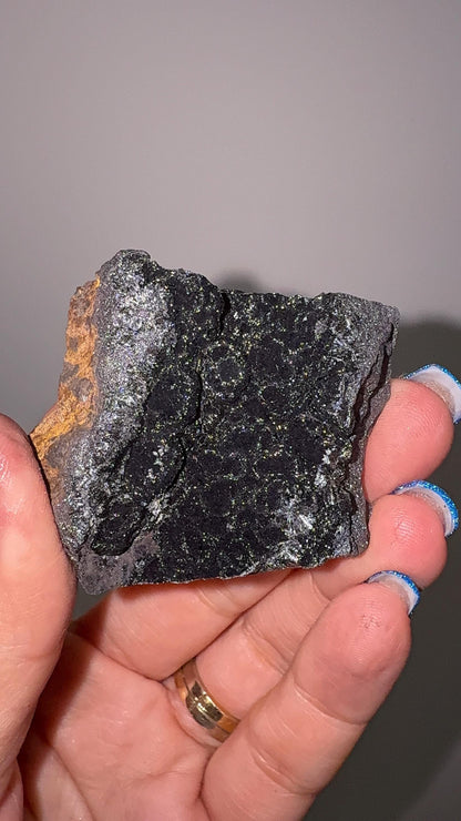 Black Galaxy Hematite Specimen