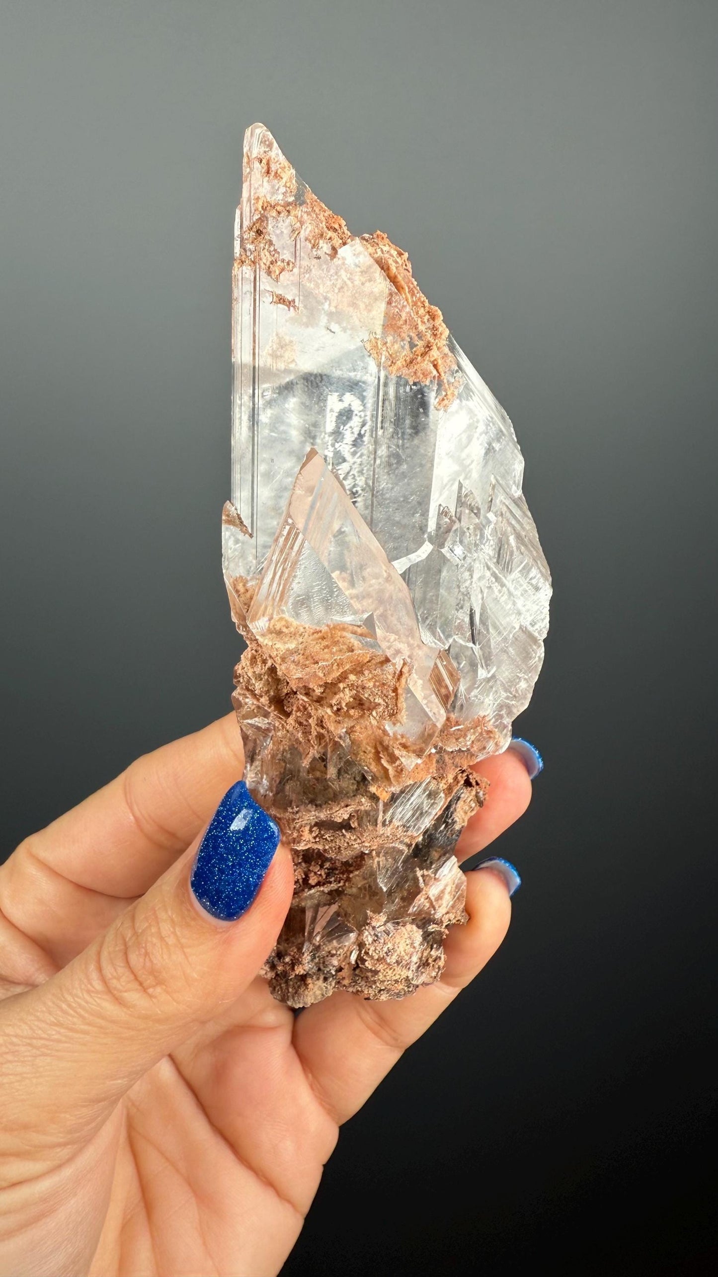 Naica Mexico Selenite Crystal,Prismatic Gypsum (Selenite)