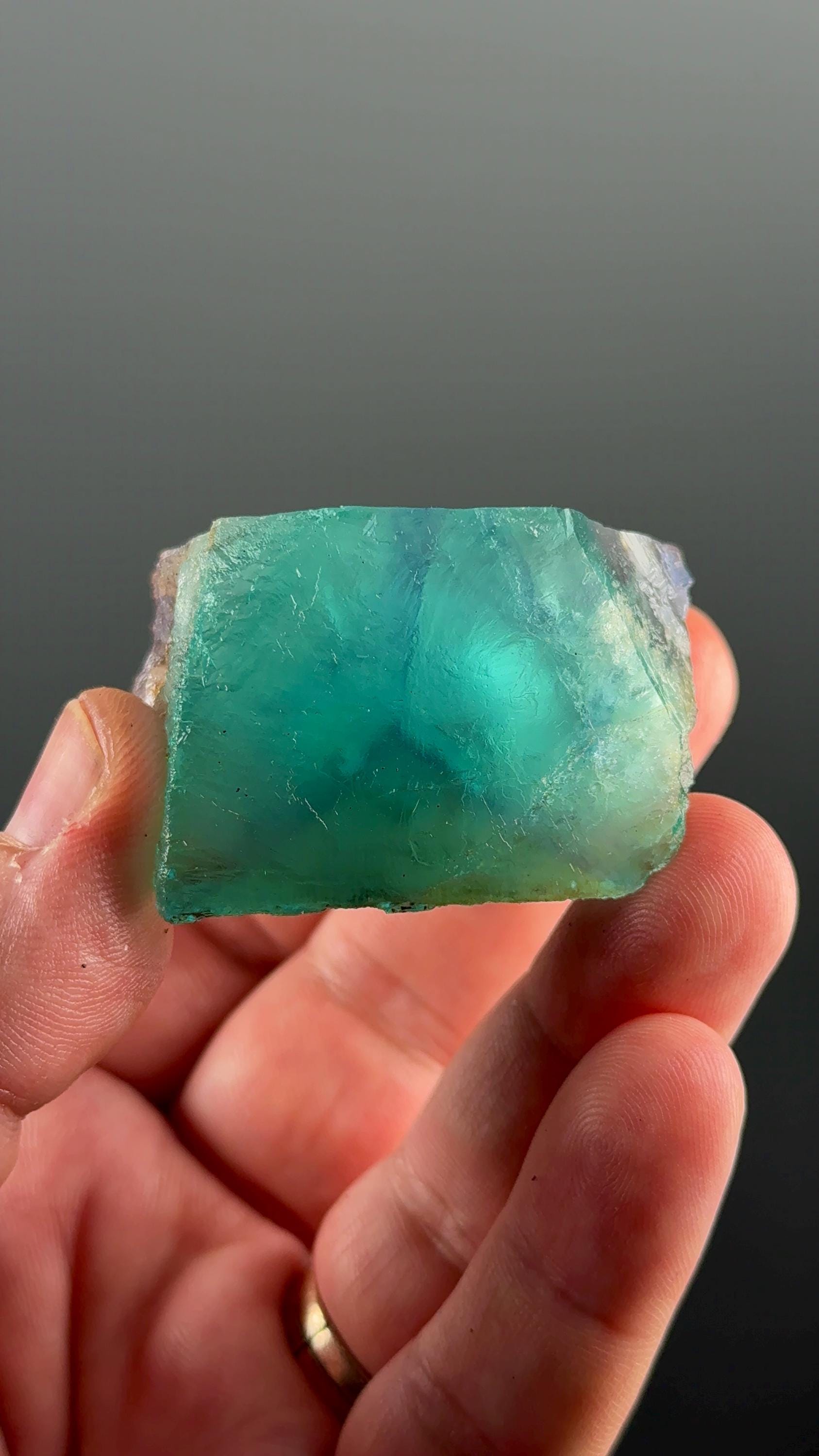 Blue Fluorite Specimen from Germany, Fluorite Crystal