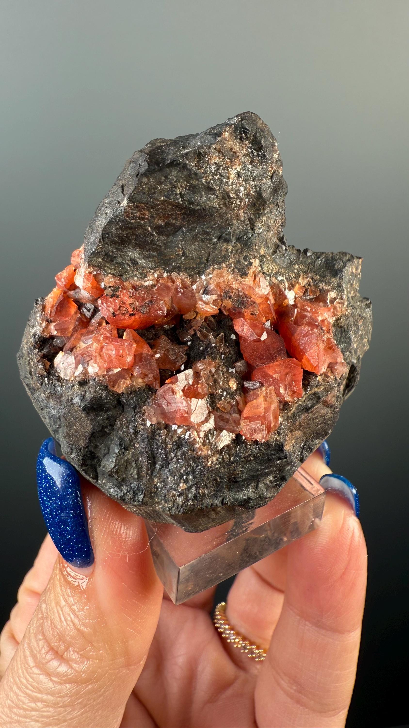 Rhodochrosite Crystal Mineral Specimen