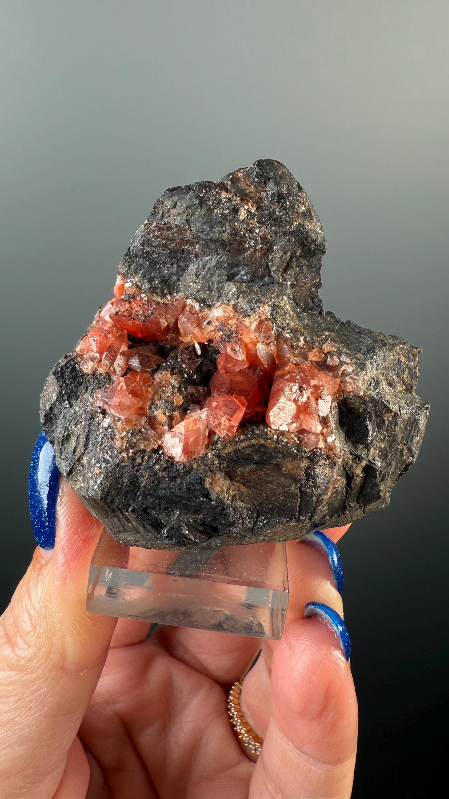 Rhodochrosite Crystal Mineral Specimen