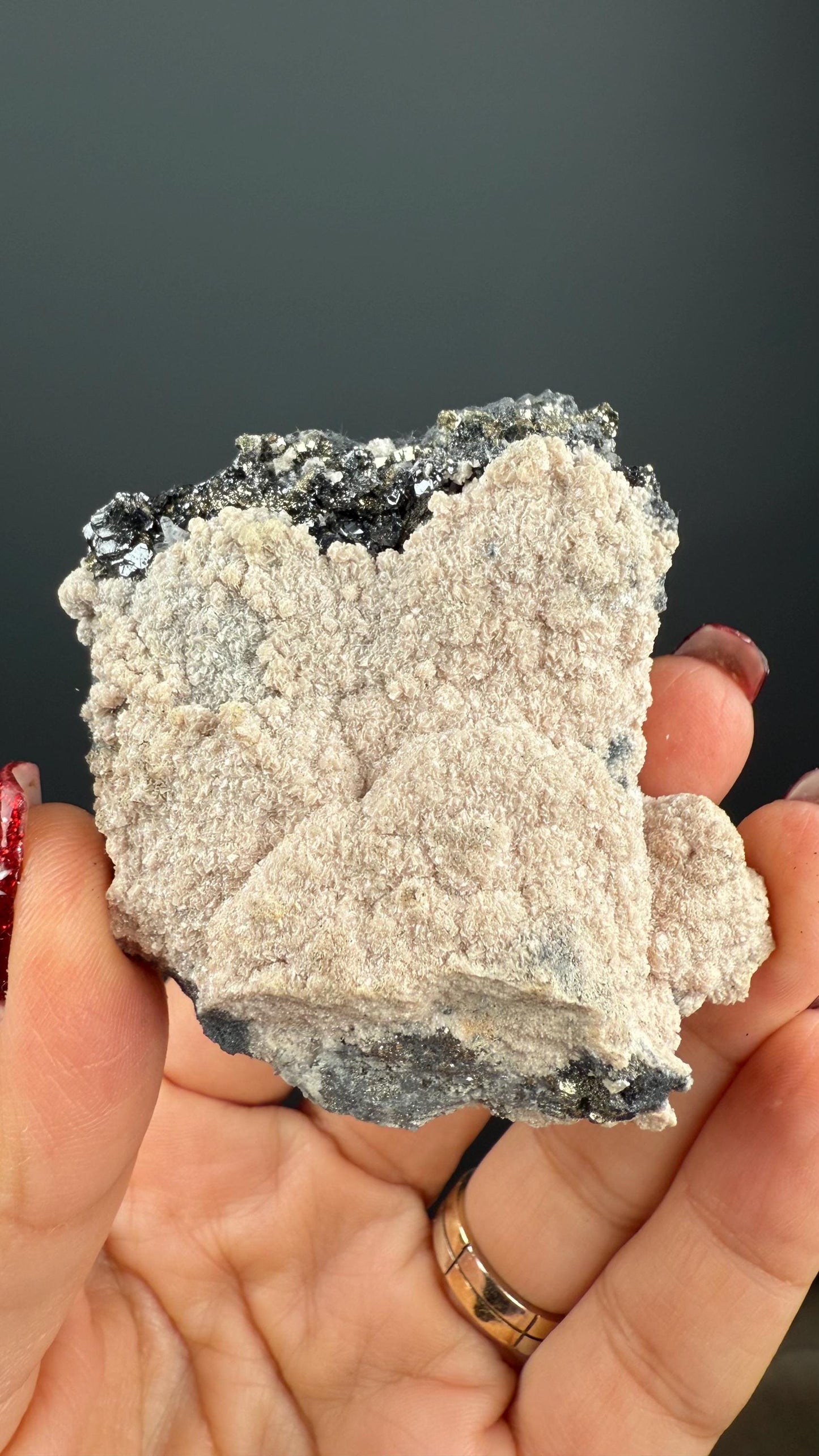 Rhodochrosite, Boulangerite and Sphalerite Mineral from Kosovo