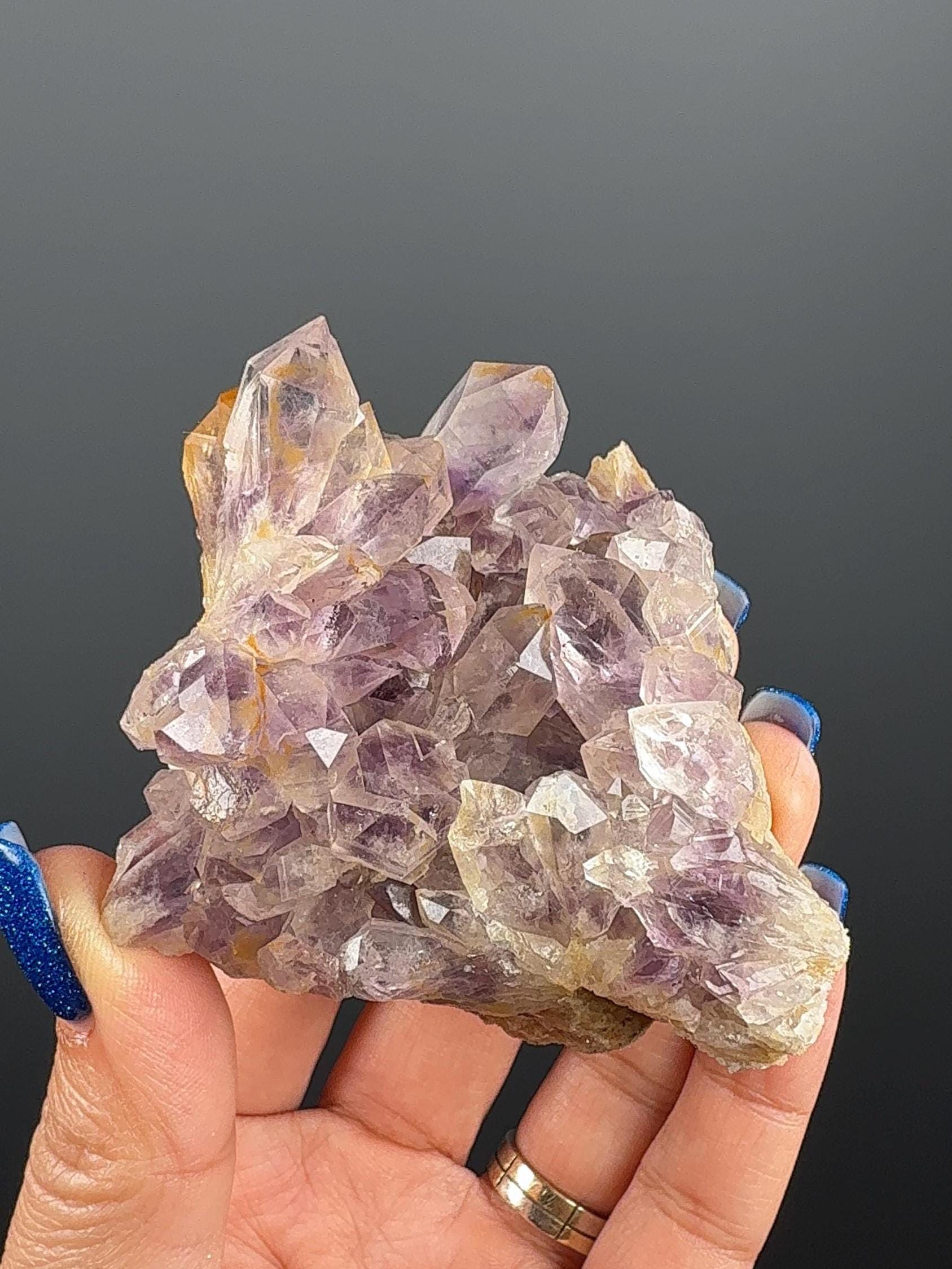 Ametrine Crystal Cluster