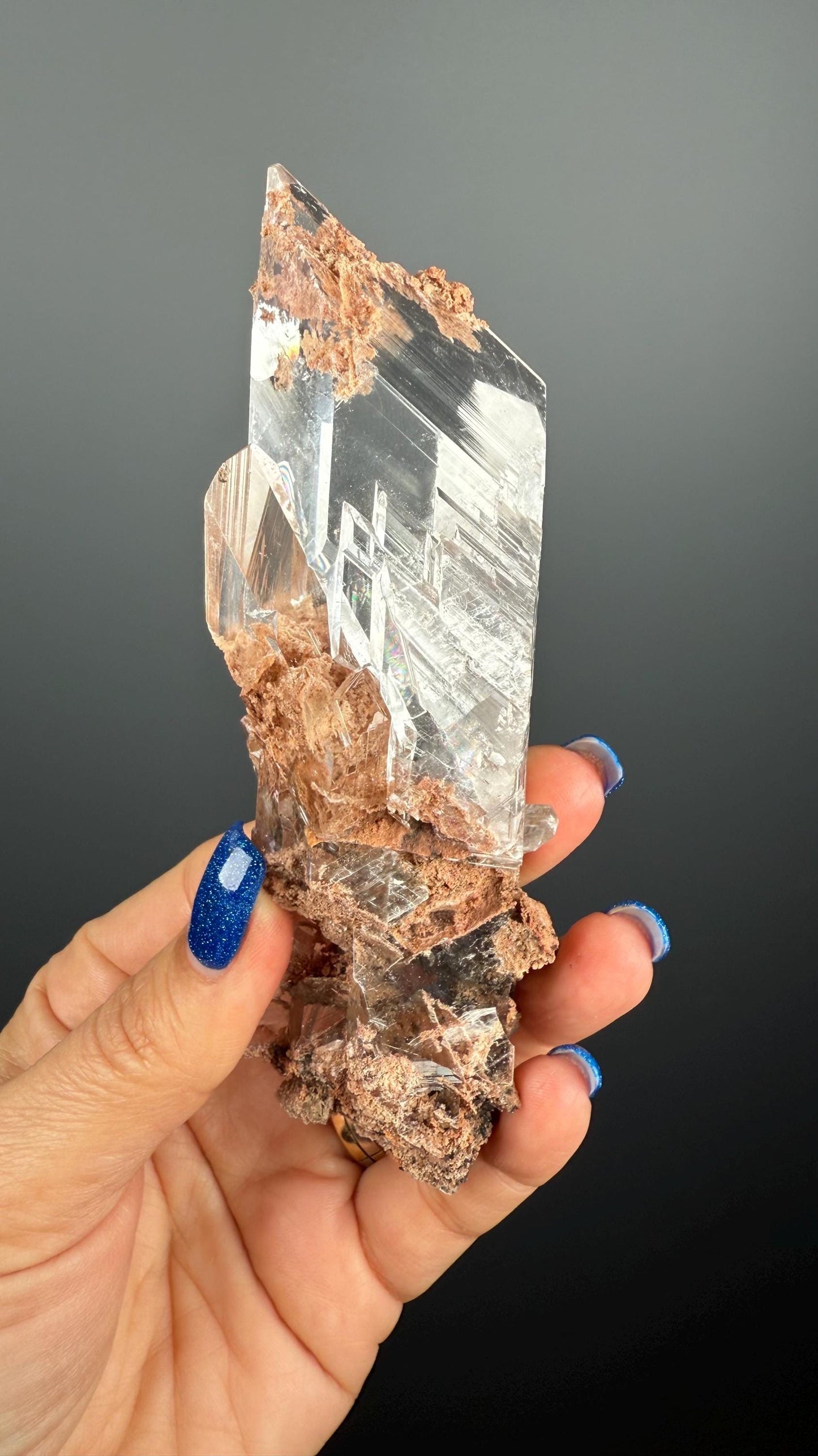 Naica Mexico Selenite Crystal,Prismatic Gypsum (Selenite)