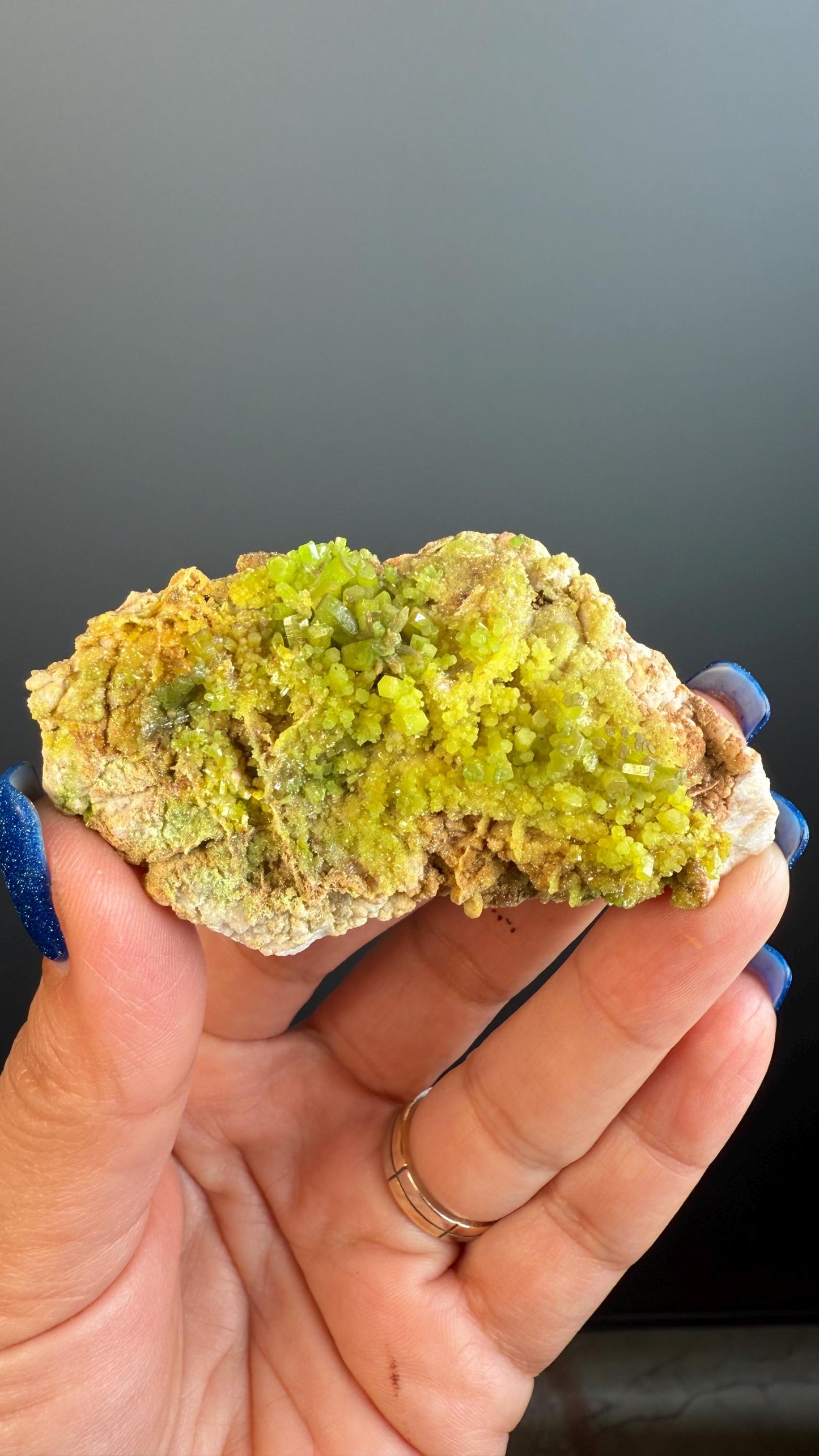 Green Pyromorphite Crystal Specimen