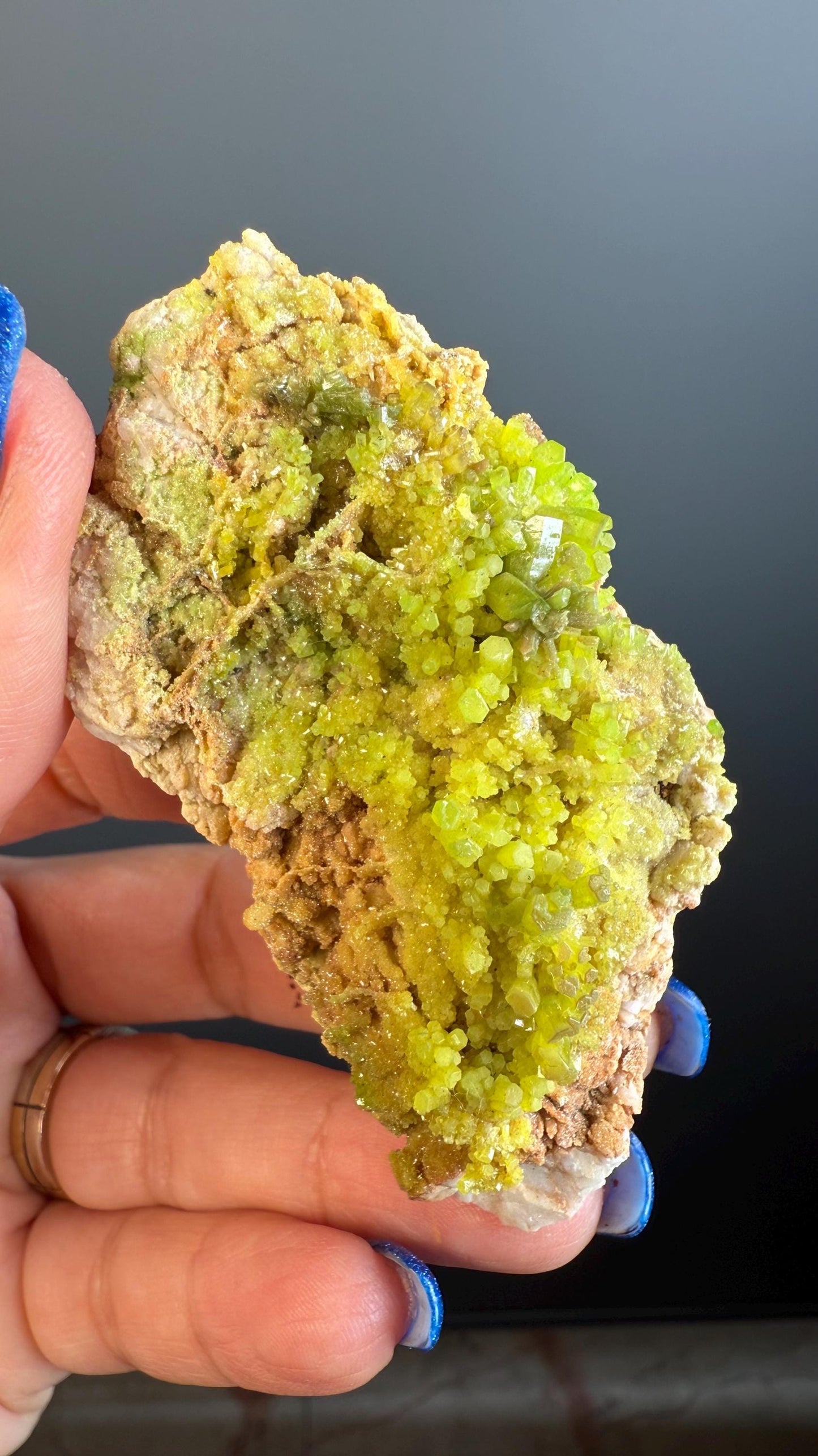 Green Pyromorphite Crystal Specimen