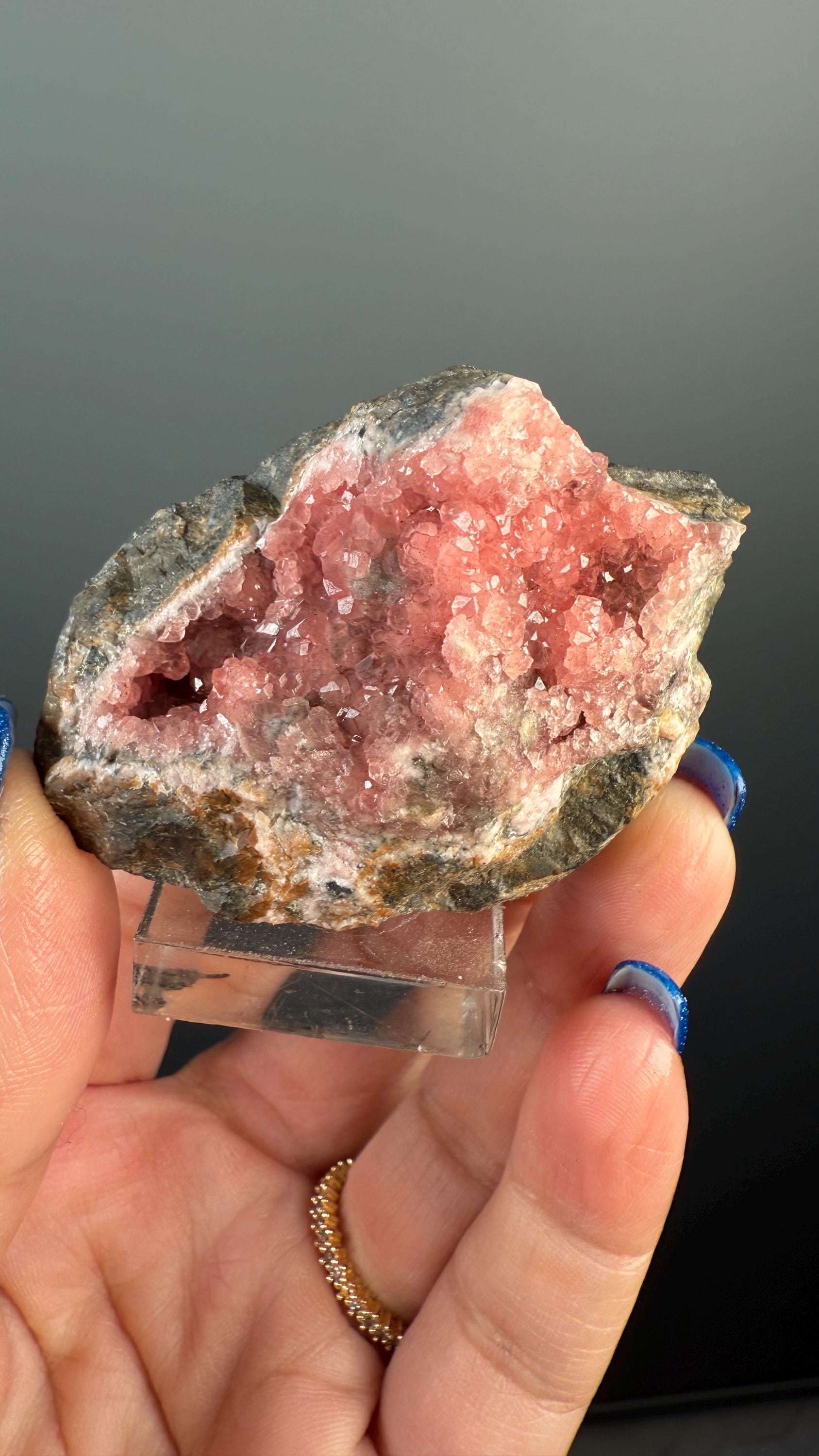 For Collection! Pink Rhodocrosite Mineral