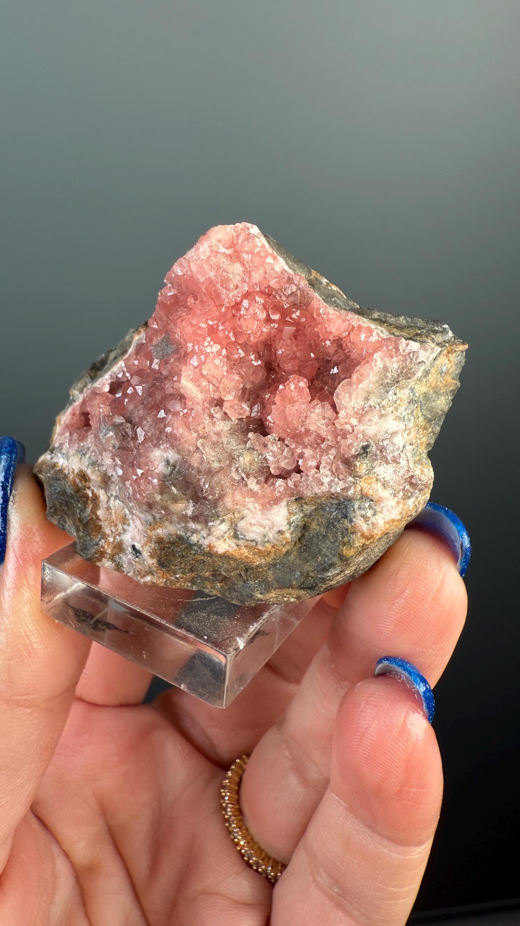 For Collection! Pink Rhodocrosite Mineral