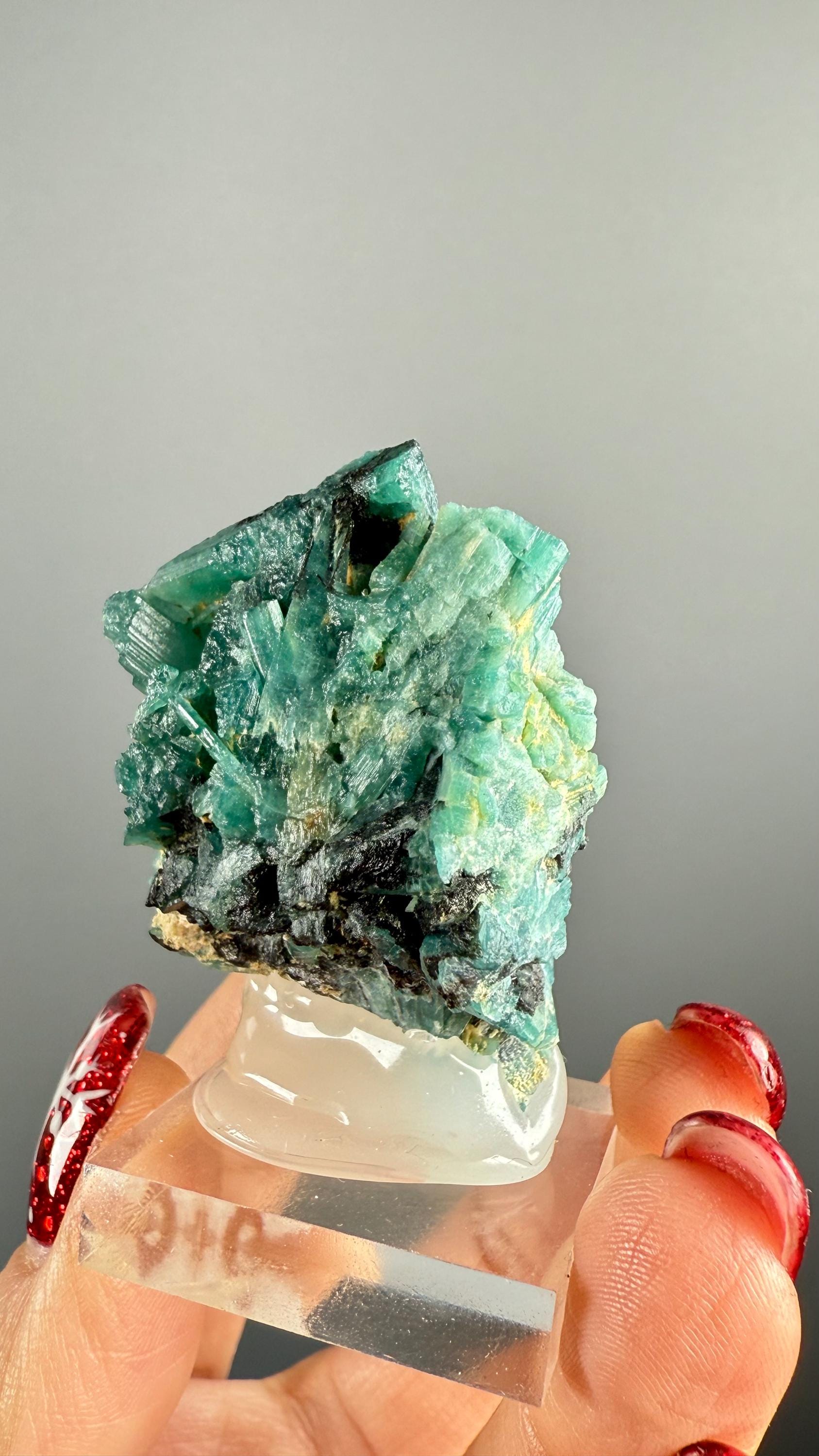Blue Grandidierite Crystal Specimen