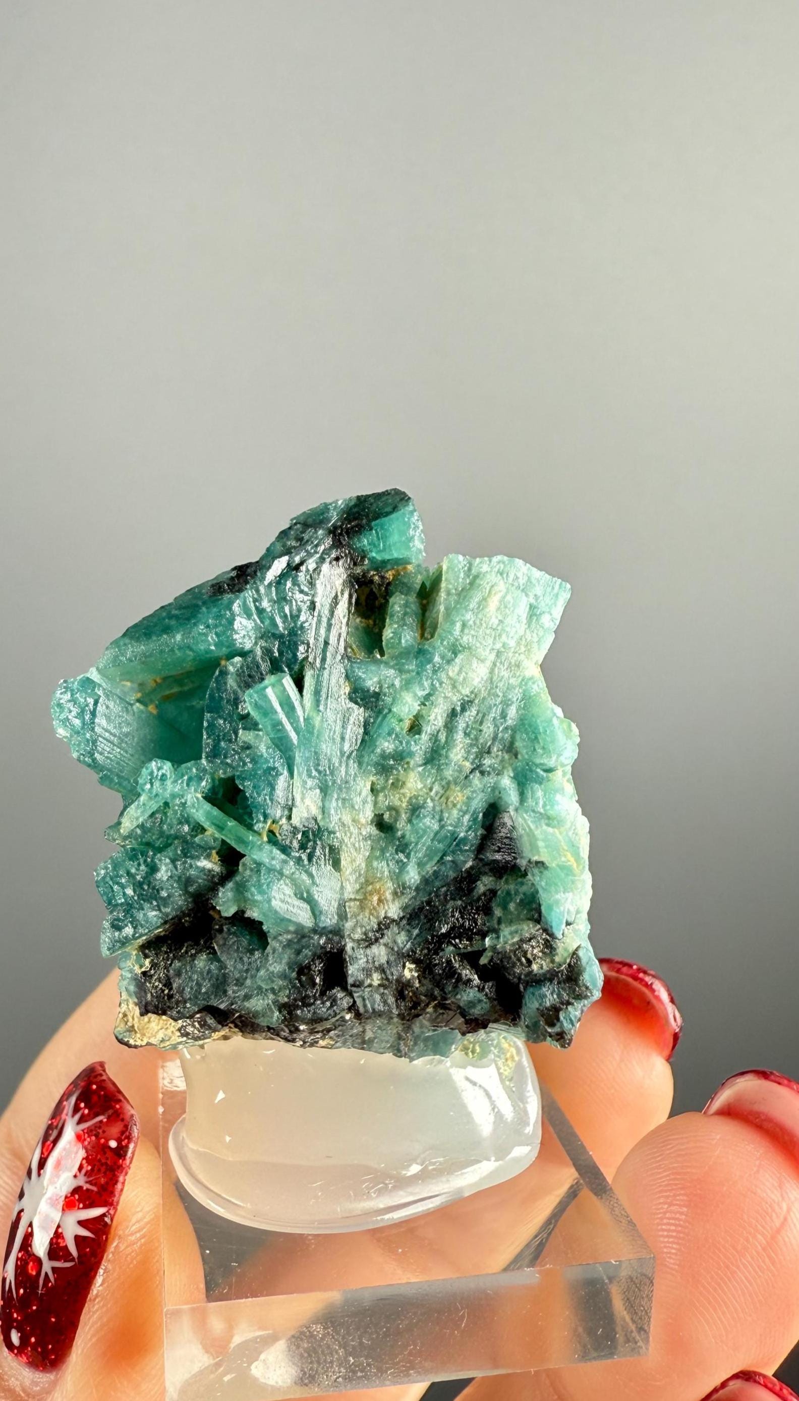 Blue Grandidierite Crystal Specimen